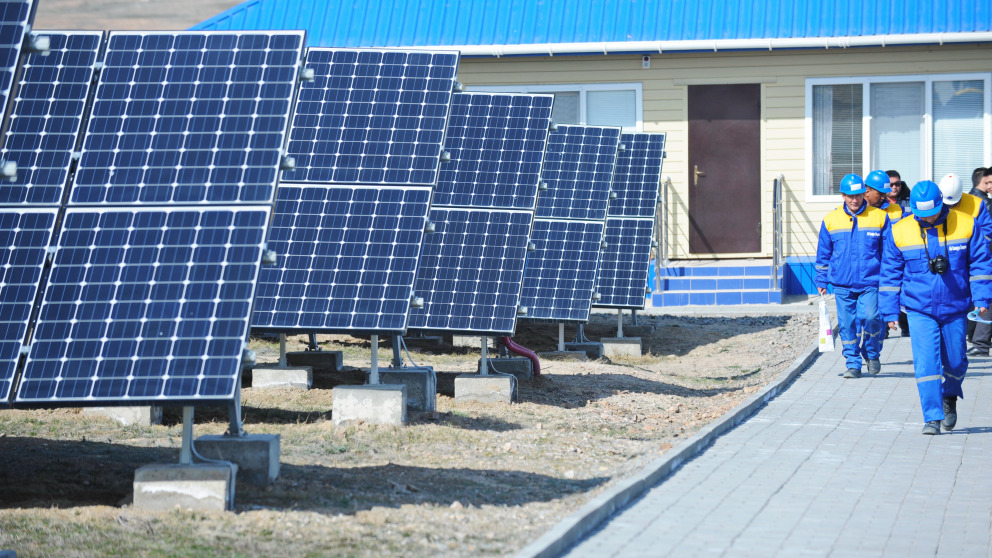 Solaranlagen in Kasachstan: Das Interesse an erneuerbaren Energien wächst.