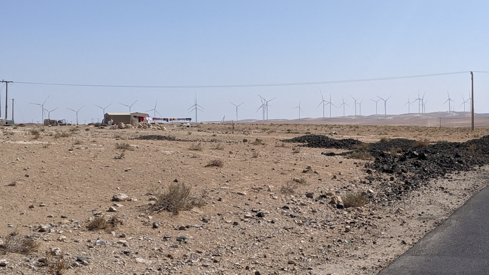 Windpark in Tafilah: Jordanien hat ein herausragendes Potenzial für erneuerbare Energien.